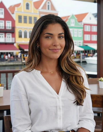 Marloes, 27, Dutch Antillean woman for dating at a Willemstad harbor cafe